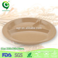 Eoc-friendly organic material biodegradable kid feeding ware/kid dinner plate